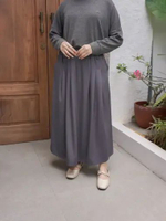 Ederra Aluna Skirt / Bawahan Wanita / Skirt Polos L/XL Grey