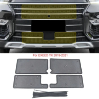 Stainless Steel Car Front Grill Insect Net Insect Screening Mesh For EXEED TX TXL 2019 2020 2021 2022 Car Styling Accessories