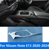 Car Accessories For Nissan Note E13 2020-2022 2023 2024 Interior Matte Center Console Gear Shift Box Panel Cover Trim Sticker