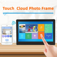 10-inch digital photo frame touch screen networking WIFI mobile phone photo remote wireless transmission electronic photo album