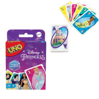 UNO Princess card Board Game Anime Cartoon Kawaii Figure Pattern Family Funny Entertainment Cards Games Gifts