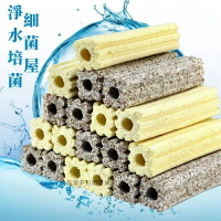 魚缸濾材納米細菌屋 過濾材料 淨水培菌濾材 周轉箱過濾石 水族箱過濾淨水石