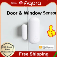 2023 Aqara Door Window Sensor P1 Zigbee 3.0 Smart Home Wireless Anti-theft Homekit Induction Door Magnetic Alarm For HomeKit APP