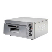 Small Single-Layer Pizza Electric Heating Machine Commercial Electric Oven Two-Layer Stainless Steel Timing Slate Oven