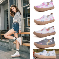 Nugget Giày Nữ Đế Dày Tăng Chiều Cao Mùa Xuân Thể Thao Đế Mềm Thiết Kế Rộng Chống Trượt Giày Lười Đi
