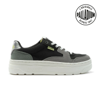 【Palladium】PALLASPHALT LO拼接低筒潮流球鞋/厚底鞋/休閒鞋-女鞋-灰/黑(98874-008)