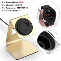 For Garmin Fenix 7 7X 7S 6 Pro 6X 6S 5 5X 5S USB Charger Watch Charger Dock For Garmin Forerunner 955 255 255S 265 265S 245 645