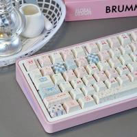 คีย์แคป Rococo PBT แบบ Dye-Sublimation คีย์แคปคีย์บอร์ดกลไกแบบกำหนดเอง 68/75/87/98 Mai จาก Wooting
