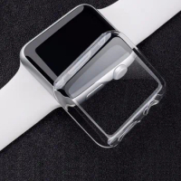 PC Cover for Apple Watch case 44mm 40mm 42mm 38mm iWatch Accessories Hard bumper screen protector Apple watch series 6 5 4 3 SE