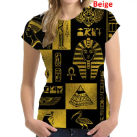 Kemeja-T Cetakan 3D, Horus Purba Horus, Mata Dewa Mesir Mesir, Muka Firaun Anubis, Untuk Lelaki dan 