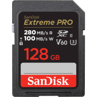 【SanDisk 晟碟】[全新版 再升級] 128GB Extreme PRO SDXC UHS II 記憶卡 280MB/s(專業攝影 原廠永久保固)