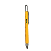 6 In 1 Multifunctional Tool Pen Screen Stylus Versatile Tools Bubble Level Cm/inch Ruler Flat / Cross Screwdriver
