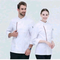 seragam baju kemeja chef model terbaru baju jaket koki kualitas premium Seragam