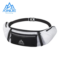 กระเป๋าคาดเอวอเนกประสงค์กีฬา, AONIJIE W8113, กระเป๋าคาดเอวสำหรับวิ่ง, มีซิป, เข็มขัดปรับได้, เหมาะสำ
