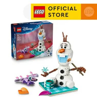 LEGO Disney Princess 43287 Olaf and Bruni's Picnic Fun (478 Pieces), Building Block, Toys, Bricks