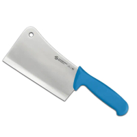 【SANELLI 山里尼】SUPRA剁刀 18CM 天水藍色 剁骨刀(158年歷史100%義大利製 設計)