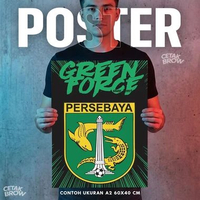 Poster Persebaya Official Persebaya Store Style Hiasan Dinding Kamar Eksklusif Dekorasi Seni Premium