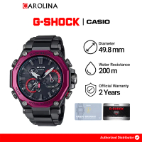 Jam Tangan Pria Casio G-Shock MTG-B2000BD-1A4 Black Dial Purple Bezel Stainless Steel Band