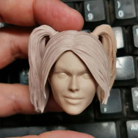 Blank 1/6 Scale Female Joker Head Sculpt Unpainted Fit 12" Figure