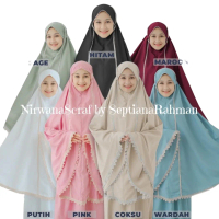 MUKENA TRAVELING AZIZAH ANAK TANGGUNG UMUR 10-13TAHUN Katun Panjang Renda Muslim