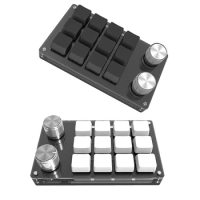 12-Key+2-Knob Custom Keypad 12-Key OSU Gaming Mini One-Handed Mechanical Keyboard Support Hot Swap