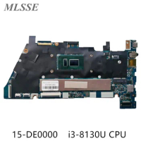 Used For HP Chromebook 15-DE0000 Laptop Motherboard L57305-001 With i3-8130U CPU 8GB RAM 128GeMMC 100% Tested