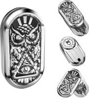 Rotation Fidget Slider Metal Fidget Toys Adults Haptic Coin Infinite Rotation Push EDC Fidget Toys S