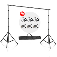 2M*3M Studio Backdrop Stand Alluminium Frames Photo Shooting Background Support Set For Photographic Chromakey With Carry Bags