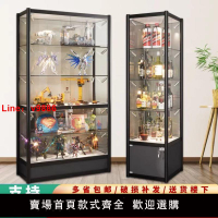 【台灣公司保固】玻璃柜透明高達家用模型玻璃門手辦展示柜手辦樂高積木玩具展示架