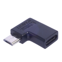 อะแดปเตอร์ชาร์จ Micro USB มุม 90 องศา, ตัวแปลง MicroUSB เป็น TypeC