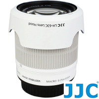 【JJC】佳能副廠Canon遮光罩LH-63C白色WHITE(相容EW-63C適EF-S 18-55mm f3.5-5.6 f4-5.6 IS STM)