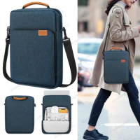 Laptop Bag Sleeve For MacBook Air Pro 13 M1 Shoulder Bag For iPad Pro 12.9 Waterproof Notebook Briefcase Case Handbag