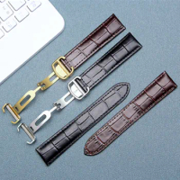 Watch Band For Cartier Tank Series Solo Genuine Leather Watch Strap 16/18/20/22mm Bracelet For Men Women Watchbands