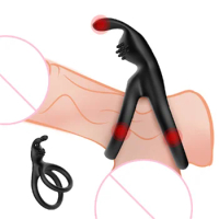 Soft Silicone Penis Rings Male Masturbator Enhancing Harder Erection Clitoral Stimulation Delay Ejaculation Cock Ring Sex Toys