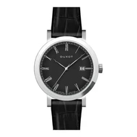 Jam Tangan Pria DUXOT DX-2046-01 Sterling Swiss Automatic Architect Black Dial Black Leather Strap L