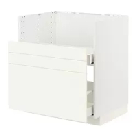 kabinet dasar u wastafel TALLSJÖN, putih/Vallstena putih, 80x60 cm