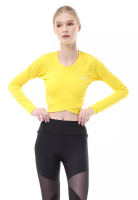 Evernoon Felisa Baju Senam Aerobik Atasan Wanita Long Sleeve Premium Quality - Kuning