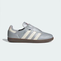 【adidas 愛迪達】Samba OG 男女 運動休閒鞋 德訓鞋 復古鞋 舒適 穿搭 銀灰 紅(JQ0012)