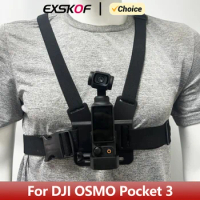 Chest Harness Mount Strap Expansion Adapter Fixed Frame Bracket For DJI OSMO Pocket 3 Action Camera Accessories