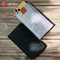 for Apple iPhone 11Pro 5.8''Bag Handmade Wool Felt Pouch Protective Cover Sleeve Pocket Case For iPhone 11 Pro Max 6.5inch