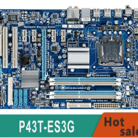 GA-P43T-ES3G 100% Original LGA 775 DDR3 16G P43 P43T-ES3G Systemboard P43 T ES3G