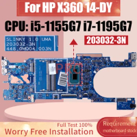 203032-3N For HP X360 14-DY Laptop Motherboard i5-1155G7 i7-1195G7 M74959-601 M74958-601 Notebook Mainboard