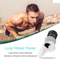 1Pcs Breathing Trainer Exercise Lung Fitness Trainer Lungs Training Outdoor Expiratory Breathing Exercise Device Healthy Care