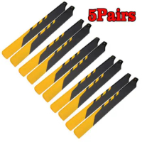 5 Pairs Glass Fiber 325mm Main Balde for Trex Align 450 Helicopter RC Part