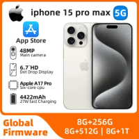 Apple iphone 15 Pro Max 5G 6.7'' 256GB/512GB/1T ROM A17Pro Bionic Chip iOS17 All Colours in Good Condition Original used phone