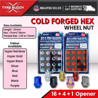 HotSaleRAYS 17/19 L-32mm Steel Racing Sport Rim Steel Wheel Nut / Nat Lock Car Tire Nat Car RAYS; Pr