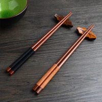 Chopsticks Value Tie food Gift Handmade Japanese Sushi Set Wood Chinese Chestnut Natural line