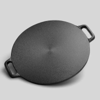 Terbaik ELtamart Wajan Datar Crepes Pan Cast Iron Pre Seasoned Pancake BBQ Pan Terimakasih