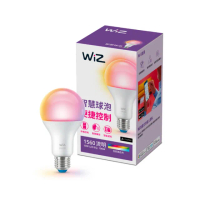 【Philips 飛利浦】WiZ LED 13W E27 110V APP 遠端手機控制 可調色 可調光 全彩燈泡 智能 球泡燈(PW019)