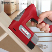 4.2V USB Stapler Electric Nail Gun With 1500 Nails Straight/Square Nail Gun Woodworking Tool Rechargeable Lithium Battery